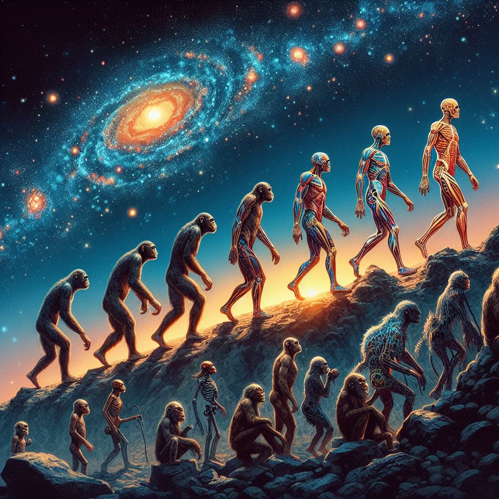 human evolution form